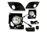 FAROL DE MILHA NOVO PALIO 2012 A 2017 MOLDURA PRETA SUPORTE INTERNO BOTAO MODELO ORIGINAL