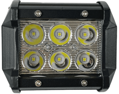 FAROL DE LED RETANGULAR 18W 9,8X8X6,5 CM
