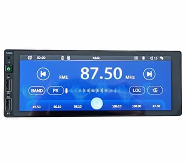 RADIO FIRST 1 DIN C/ APPLE CAR PLAY / ANDROID AUTO