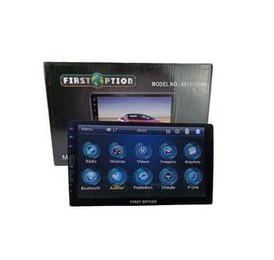 CENTRAL MULTIMIDIA 1 DIN 9" FIRST OPTION ESP/ANDROID/IOS TOUCH