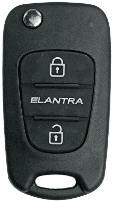 CARCACA CHAVE CANIVETE HYUNDAI ELANTRA 3B C/ LOGO