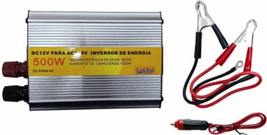 INVERSOR DE VOLTAGEM 500W ENTRADA 12V SAIDA 110V LUCKY AMAZONIA
