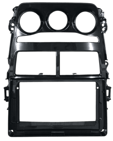 MOLDURA 9" TOYOTA YARIS 2017/2021 A/C ANALOGICO BLACK PIANO AIKON