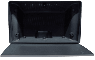MOLDURA 9" CITROEN C3 2013 / 2017 PRETO FOSCO AIKON