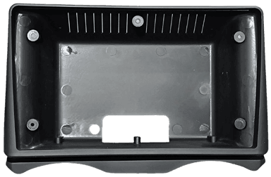 MOLDURA 9" CITROEN C3 2007 / 2012 CINZA AIKON