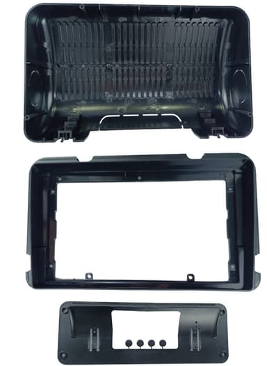 MOLDURA 9" UNIVERSAL DE PARAFUSAR PRETO FOSCO AIKON