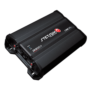 AMPLIFICADOR IRON LINE IR800.4 800W RMS 4 CANAIS 2 OHMS STETSOM