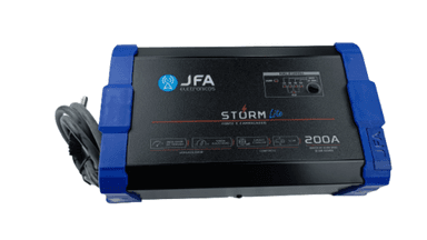 FONTE CARREGADOR DE BATERIA 200 AMPERES STORM PLUS LITE JFA