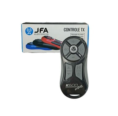 CONTROLE DISTANCIA K600 PRETO TECLA CINZA REPOSICAO