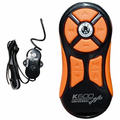 CONTROLE DISTANCIA CX PRETO / TECLA LARANJA JFA