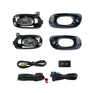 FAROL DE MILHA HONDA FIT 2012 / 2014 MOLDURA PRETA BOTAO MODELO ORIGINAL