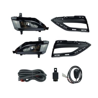 FAROL DE MILHA VW JETTA 2019 / 2021 MOLDURA PRETA BOTAO MODELO UNIVERSAL