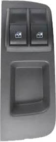 INTERRUPTOR VIDRO GRAN SIENA DUPLO PRETO