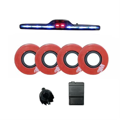 SENSOR DE ESTACIONAMENTO EMBUTIDO BRANCO KX3
