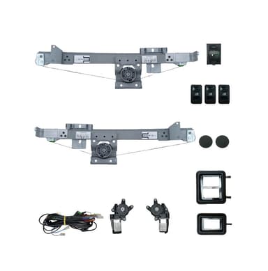 KIT VIDRO GOL QUADRADO / PARATI 2 PORTAS INTERRUPTOR NAS PORTAS MODULO AW52OEM ANTIESMAGAMENTO