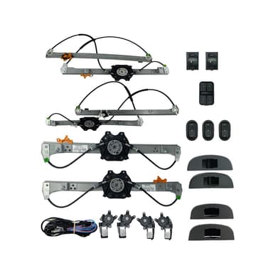 KIT VIDRO RANGER 2012 EM DIANTE COMPLETA MODULO TSM2D S/ ANTIESMAGAMENTO COM SUBCONJUNTO DO CELTA