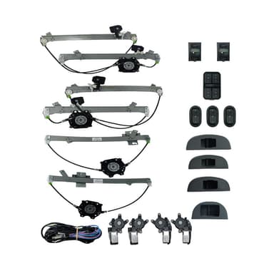 KIT VIDRO GOL G4 4P COMPLETO MODULO TSM2D SEM ANTIESMAGAMENTO