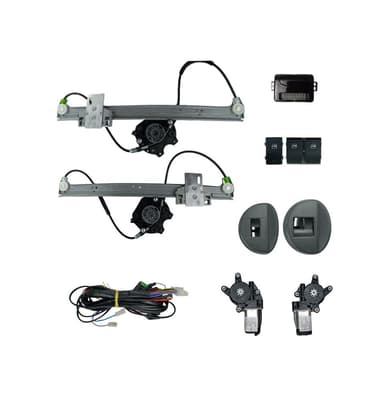 KIT VIDRO GOL G4 2 PORTAS MOLDURA CINZA MAQUINA ASAP MODULO AW52OEM