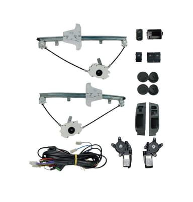 KIT VIDRO FOX 4P DIANT. 2010 EM DIANTE MOLD. GRAFITE C/ LOOK DOOR MAQUINA GOLDEN CABO MODULO AW52OEM