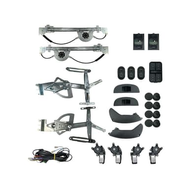 KIT VIDRO CORSA NOVO 2003 ATE 2012 4P COMPLETO MODULO TSM2D S/ ANTIESMAGAMENTO