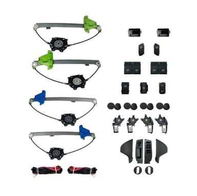 KIT VIDRO FOX 4P COMPLETO 2010 EM DIANTE C/ LOOK DOOR E BLOQUEIO INTER TRASEIRO