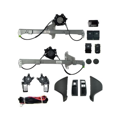 KIT VIDRO FOX 2 PORTAS 2010 EM DIANTE MOLD. GRAFITE C/ LOOK DOOR MAQUINA MODULO AW52OEM COM ANTIESMA