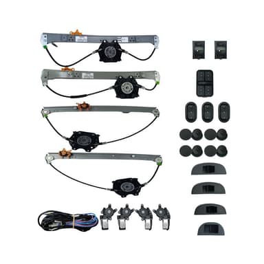 KIT VIDRO PALIO YOUNG/ FIRE/ NOVO 4P COMPLETO C/ SUBCONJ. DO CELTA MODULO TSM2D SEM ANTIESMAGAMENTO