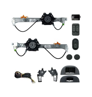 KIT VIDRO MOBI 4P DIANT. C/ INTERRUPTOR CELTA LED AMBAR MODULO AW52OEM C/ ANTIESMAGAMENTO