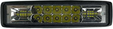 FAROL DE LED RETANGULAR 16 LEDS 48W COM DRL