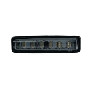 FAROL DE LED RETANGULAR 15X3,5X4 CM SINALIZADOR RED ZONE AZUL 9-60V