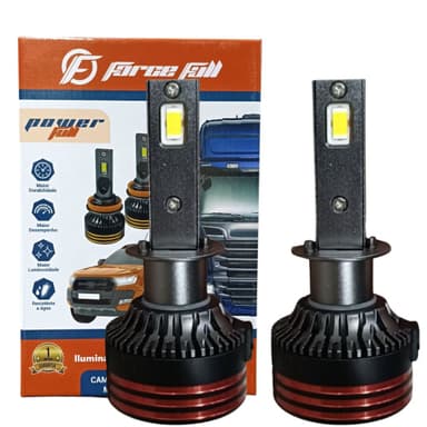 LAMPADA LED POWER FULL H1 120W PAR 12V C/ CANCELLER FORCE FULL