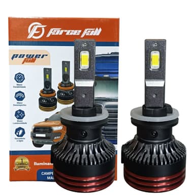 LAMPADA LED POWER FULL H27 120W PAR 12V C/ CANCELLER FORCE FULL