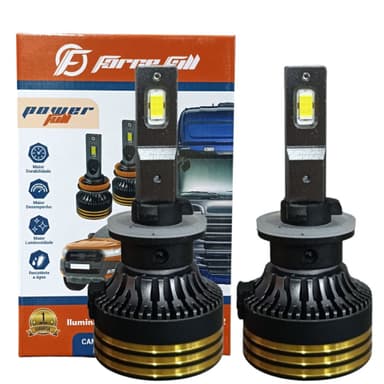 LAMPADA LED POWER FULL H27 120W PAR 24V TRUCK C/ CANCELLER FORCE FULL
