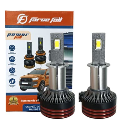 LAMPADA LED POWER FULL H3 120W PAR 12V C/ CANCELLER FORCE FULL