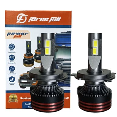LAMPADA LED POWER FULL H4 120W PAR 12V C/ CANCELLER FORCE FULL