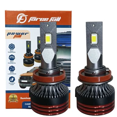 LAMPADA LED POWER FULL H8/H11 120W PAR 12V C/ CANCELLER FORCE FULL