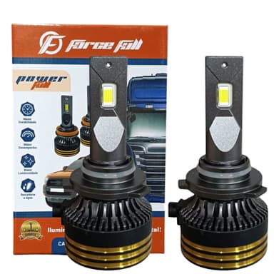 LAMPADA LED POWER FULL HB3 9005 120W PAR 24V TRUCK C/ CANCELLER FORCE FULL