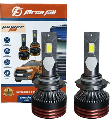 LAMPADA LED POWER FULL HB4 9006 120W PAR 12V C/ CANCELLER FORCE FULL