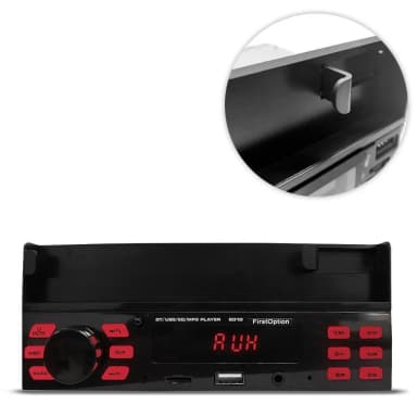 RADIO FIRST 5010 BT-USB-SD-AUX C- SUPORTE P- CELULAR