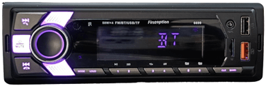 RADIO FIRST 2 USB/CARTAO/FM/BT/4 CANAIS 50W