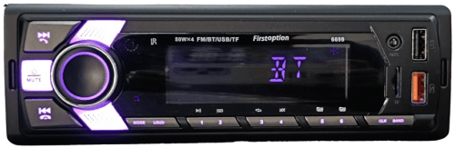 Radio first 2 usb/cartao/fm/bt/4 canais 50w