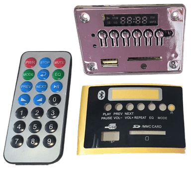 RECEPTOR BLUETOOTH / FM / SD C/ CONTROLE