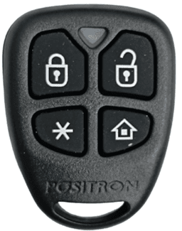 CONTROLE ALARME PX42 4 BOTOES POSITRON FLEX
