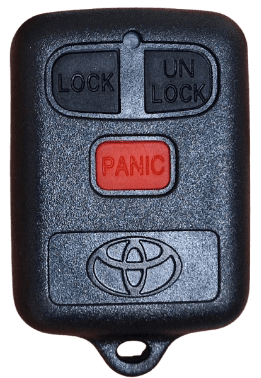 CAPA CONTROLE TOYOTA COROLLA ANTIGO 2 BOTOES + PANICO