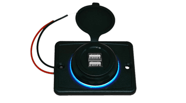 CARREGADOR VEICULAR COM 2 USB 12-24V ROADSTAR