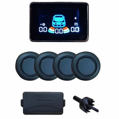SENSOR DE ESTACIONAMENTO PRETO FOSCO ROADSTAR COM TELA