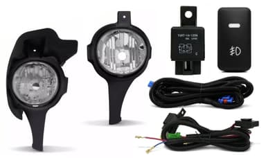 FAROL DE MILHA HILUX SRV SR 2005 > 2008 BOTAO MODELO ORIGINAL SHOCKLIGHT