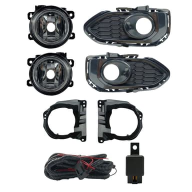 FAROL DE MILHA FIT 2018 / 2019 C/ MOLDURA BOTAO MODELO ORIGINAL