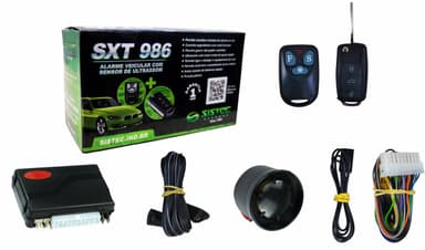 ALARME SISTEC SXT986 C/ 1 CONTROLE CANIVETE E 1 COMUM C/ SIRENE
