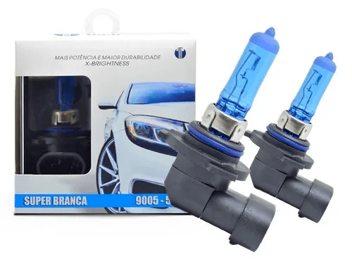 Lampada super branca hb4 55w 8500k par